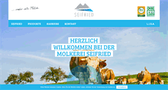 Desktop Screenshot of molkerei-seifried.at